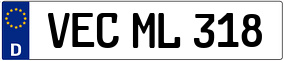 Truck License Plate